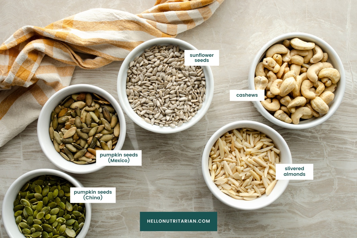 nut and seed options