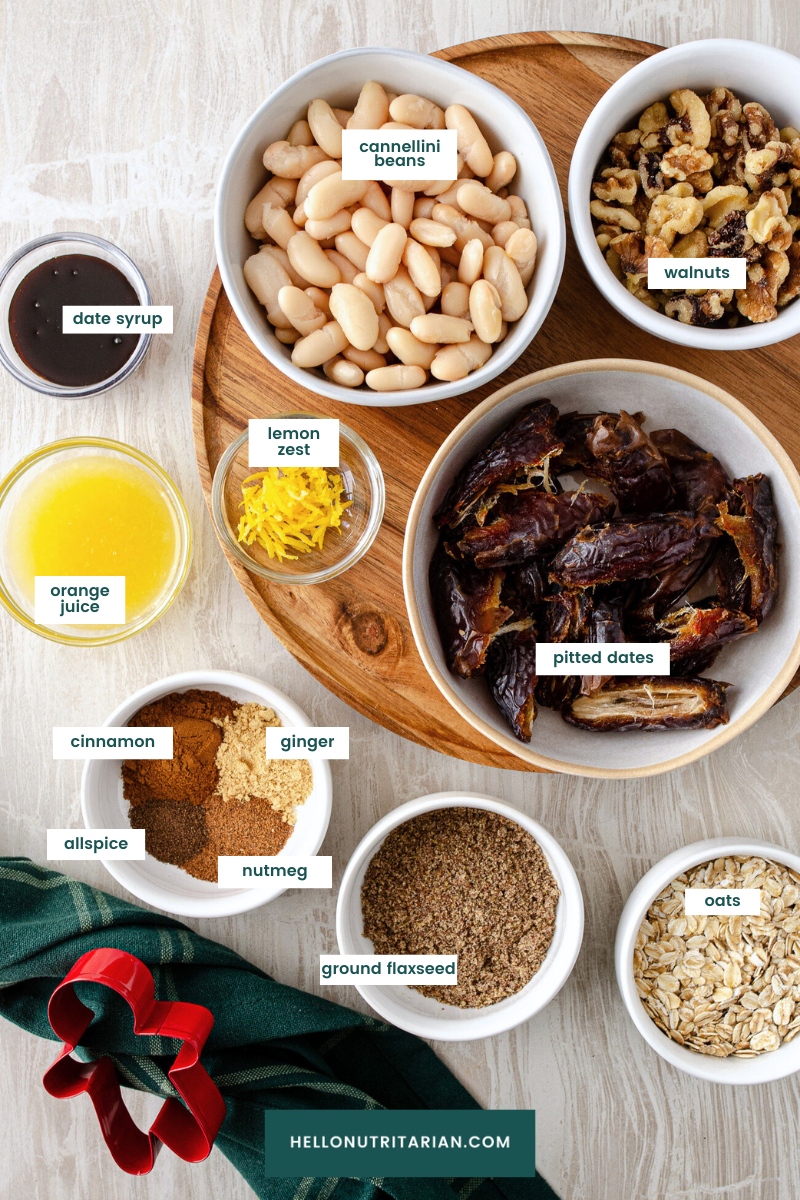 gingerbread energy bites ingredients