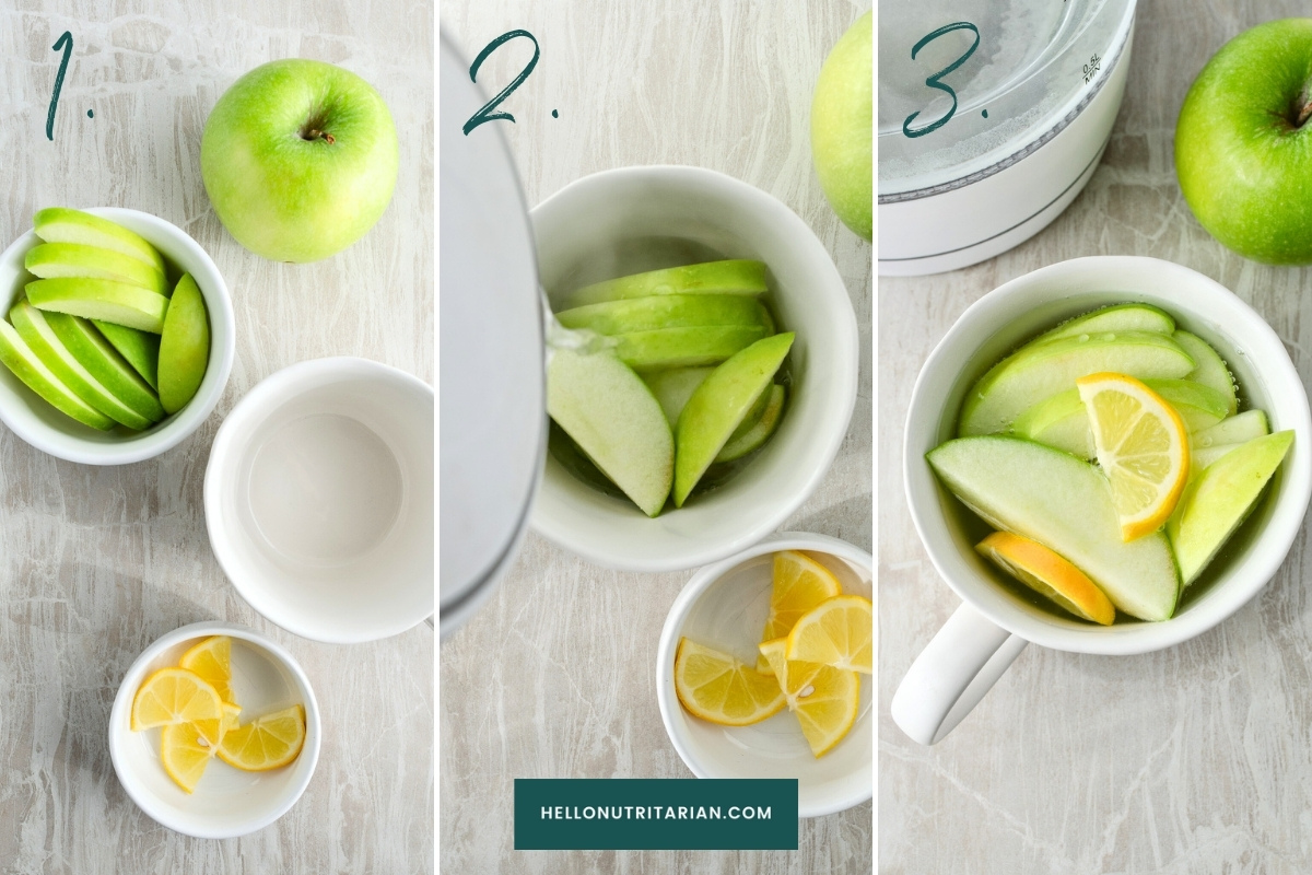 How to make Apple Tea Nutritarian Eat to Live Drink ideas