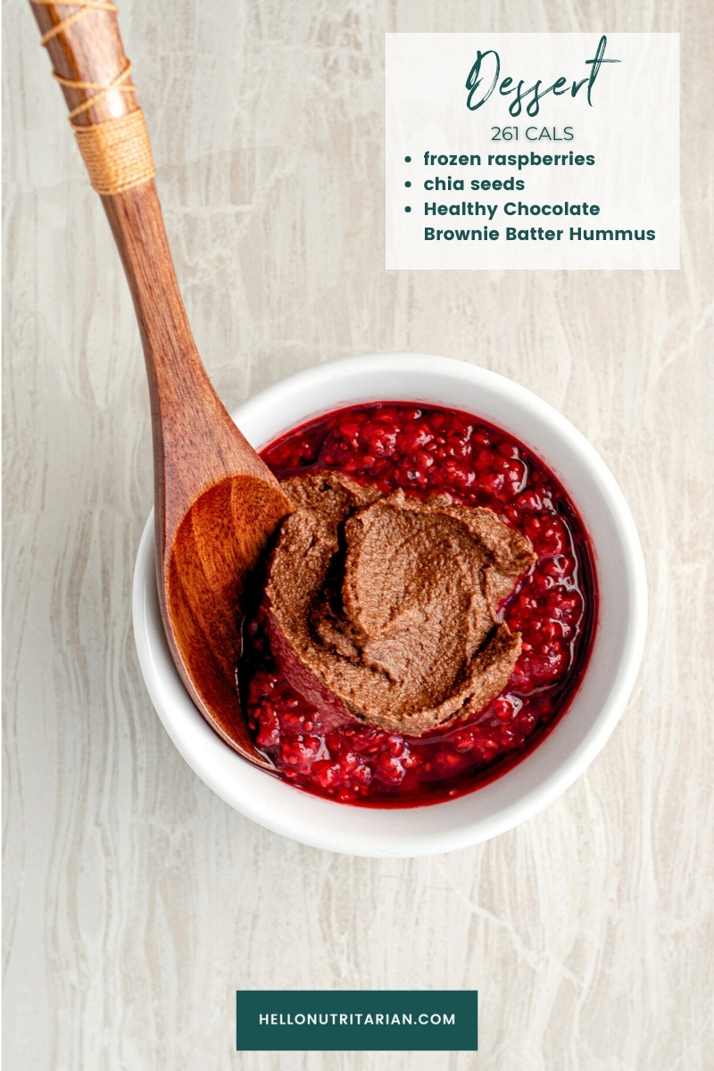 Quick warming nutritarian eat to live daily menu Day 55 dessert